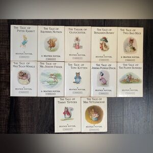 The Beatrix Potter Set 1-12 Vintage Peter Rabbit Rare Paperback 1902-1910
